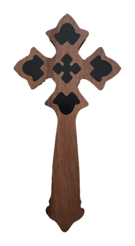 Back of the cross, engraved Coptic Spirit